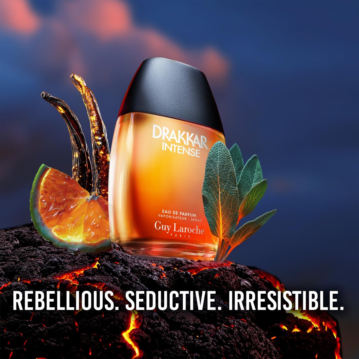 The Ultimate Scent of Confidence & Strength. Rebellious. Seductive. Irresistible.