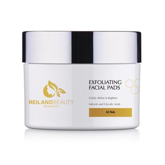 Reiland Luxury Dual-Action Toner Exfoliating Pads – 60 Count for Clear, Bright Skin