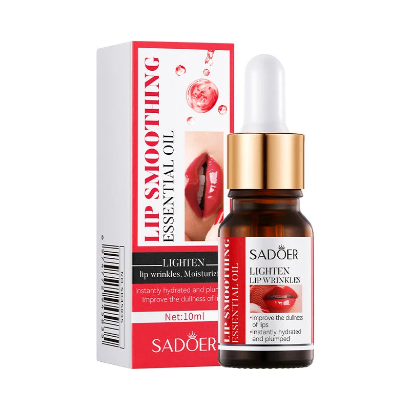 Collagen Lip Booster Plumping Serum Oil Hyaluronate Moisturizing Sexy Plump Products Enhancer Non-Irritating Brighten Fade Lines