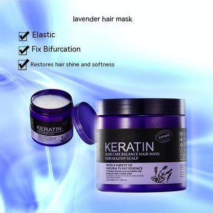 Lavender Non-Steamed Hair Care Nutrition Hair Mask Multi-Effect Repair Manic Soft Hair Treatment Ointment - Reiland Beauty Products, LLC