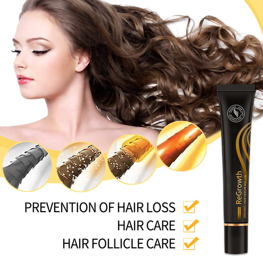 Regrowth Organic Hair Serum Roller Set Hair Care Anti Stripping - Reiland Beauty Products, LLC
